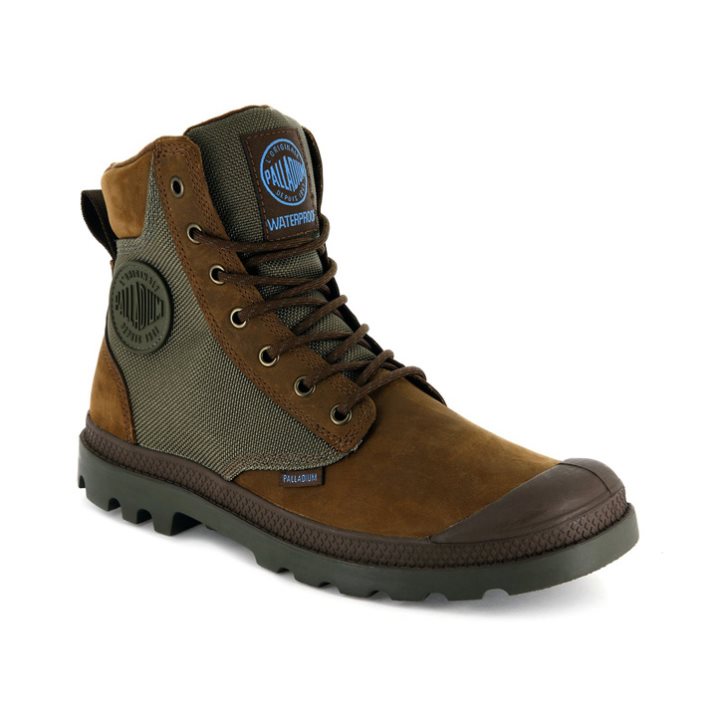 Bottes Palladium Pampa Sport Cuff WPN Homme Marron | FR ROT465D